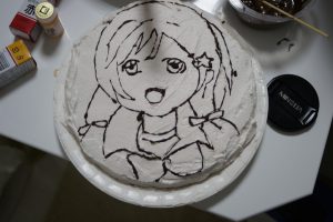 東條希ちゃん生誕祭のキャラケーキ作成